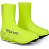 GripGrab Copriscarpe Ciclismo Ride Impermeabile Antivento Bici da Strada Regolabili Copriscarpe Antipioggia Nero Giallo