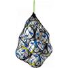Erima Rete Portapalloni Unisex per 10 Palloni (723001), Nero/Verde, 00