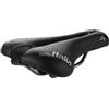 Selle Italia LADY Gel TM Flow - Sella bici da Corsa Donna, Rail Manganese Tubo Ø7, Sella Road Gran Turismo Fibra-Tek, Comfort Gel, Ammortizzatore - Taglia L2, Nero