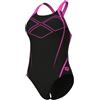 ARENA Feel Graphic Swim PRO Back Costume Intero Donna, Costume da Bagno ad Asciugatura Rapida, Costume da Bagno Sportivo in Tessuto Maxfit Eco Resistente al Cloro e al Sale con Protezione UV UPF 50+