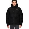 Marmot Uomo Fordham Jacket, Piumino caldo, cappotto invernale con cappuccio isolato, parka antivento, giacca leggera e impacchettabile per esterni, Black, S