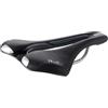 Selle Italia SLR Boost Gravel TI 316 Superflow - Sella Bicicletta Gravel, Bici da Corsa Comoda in Gel, Foro Superflow, Inserti Hi-viz - Taglia L3, Nero