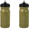 ZEFAL Pack Sense Soft 65 - Set di due Borracce per Bicicletta e MTB - Bottiglia sportiva flessibile e inodore - Borraccia senza BPA - Tappo in silicone - 2 x 650ml, Verde Oliva