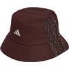 adidas Mixte Sportswear Classic Graphic Bucket, Shadow Brown/Earth Strata, S-M
