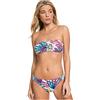 Roxy Into The Sun-Set Bikini A Fascia da Donna, Bright White Paradise, S