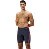 Speedo Hyperboom Splice Jammer da Nuoto per Uomo, Grey Lead e Neon Coral, 26