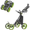 caddytek, Explorer V8, Carrello da Golf a 4 Ruote, Compatto, Leggero, Pieghevole, Lime