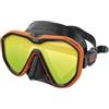 SEAC Appeal - Maschera da Subacquea Made in Italy monolente con Fibbia 3D Direttamente sul facciale Unisex Adulto
