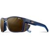Julbo Shield - Occhiali da sole unisex, Blu/Blu/Arancione, Taglia unica