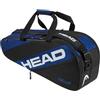 HEAD Borsa per racchette di squadra M, Blu e nero, M, Sportivo