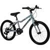 Huffy Bicicletta Literide Junior a 7 marce, 20 pollici, colore: blu cielo e grigio, per bambini dai 5 ai 9 anni