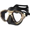 SEAC One, Maschera Sub per Immersioni Subacquee e Snorkeling con Custodia, Predisposizione Graduata per Miopia Unisex Adulto, Camo Nero