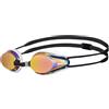 ARENA Tracks Mirror Occhialini Nuoto da Gara Unisex Adulto, Occhialini Piscina con Protezione UV, 4 Ponti Nasali Intercambiabili, Guarnizioni in Silicone, Lenti con Trattamento Anti-Appannamento