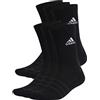 adidas C SPW CRW 6p Calzini, Nero/Bianco, M Unisex-Adulto