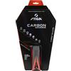 STIGA Racchetta da ping pong STIGA Carbon Advance Cybershape - Pala con 5+2 strati, 5 strati in legno e 2 in fibra di carbonio, punto dolce ampio e ottimizzato, gomma STAR Advance - per giocatori ambiziosi