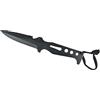 SEAC Tajaman, Coltello Subacqueo per Pesca in Apnea e Immersioni in Accaio Inox Teflonato Unisex Adulto, Nero, 95 mm