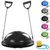 FFitness FMYBB70N Fitness Balance Ball (Ø 60 cm) | Palla in ABS e PVC | Gymball Training Board Semisfera Cupola | Aumenta Equilibrio Resistenza Forza e Allena il Core (Nero)