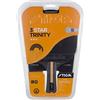 Stiga 3-Star Trinity, Concave, Racchetta da Ping Pong Unisex-Adulto, Nero/Rosso, Taglia Unica