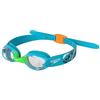 Speedo Unisex Bambini Infant Illusion Occhialini, Azure/Fluo Verde scuro/Fluo Orange, Taglia Unica
