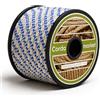 CORDAMARKET 8 mm Corda drizza, Adulti Unisex, Bianco, 50 m