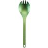 Snow Peak Titanium Spork, Unisex, Anodized Green, Taglia Unica