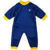 Splash About Warm in One Costume da Bagno Caldo per Bambini, Navy & Giallo, 6-12 Mesi