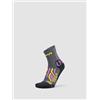UYN Approach Calze Da Trekking Donna Media Lunghezza Calze, Donna, Grey/Yellow, 41/42