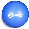 FFitness FSTBB55B Total Body Balance Ball | Home Fitness Fit Ball (diametro da 55 a 85 cm) per Yoga Pilates Palestra | GymBall Softball Palla svizzera anti-scoppio (55 cm, Blu)