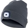 VELAMP Lighthouse, Beretto LED Unisex Adulto, Antracite, Taglia unica
