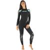 SEAC Cover Lady 5 mm, Muta da Sub monopezzo in Neoprene per Immersione Subacquea, Nero, XS