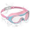 Seaflar Occhialini Nuoto Bambini 6-14 Anni, Antiappannamento & UV | 180° Ampià Visuale, Regolazione Rapida, Sigillo in Silicone Vestibilità 3D, Occhialini Piscina Bambino Unisex