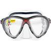 Cressi Big Eyes Evolution Mask SIL Clear/Frame Red