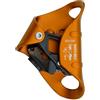 Kong. Cam Clean. Bloccante Ventrale Compatto. Efficace su Corde Infangate o Ghiacciate. Leggero. Corde da 8-13mm. Sistema Anti-Ribaltamento della Camma, Certificato CE. Made in Italy. Arancione