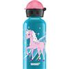 Sigg Bottiglia Colorata per Bambini Fire Dino (KBT), 0.4 Litri, Alluminio