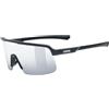 Uvex dyrt - occhiali sportivi per adulti - forte protezione UV - 100% protezione UVA, B, C - black matt/silver mirror - one size