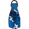 Scubapro Jet Diving Fin con cinturino a molla sul tallone (mimetico blu, M)