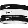 Nike Flex Classic Wide 3PK Fascia per capelli da donna Black/White/Black One Size