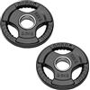 FFitness Coppia Dischi Olimpici per Bilancieri e Manubri | Bumper Plates Foro da 50 mm Dischi Peso Gommati da 2,5 Kg a 20 Kg (2 dischi da 2,5 kg)