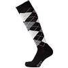PFIFF - Calzini da Equitazione, Fantasia a Rombi, Multicolore (Nero/Bianco), 34-36