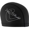 CRESSI Senna Swim cap Pu Coated - Cuffia da Nuoto per Adulti Realizzata in Morbido Tessuto con Rivestimento in PU, Taglia Unica