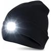 VELAMP Lighthouse, Beretto LED Unisex Adulto, Nero, Taglia unica