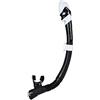 SEAC Fast Tech Dry, Snorkel con Dry Top e Valvola di Scarico, Nero/Bianco