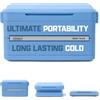 Coleman Snap 'N Go 45QT Borsa frigo pieghevole|Borsa frigo rigida isolata e compatta|Capacità 42 L |Conserva il ghiaccio per 2 giorni |Rivestimento interno rimovibile |Ideale per picnic e campeggio