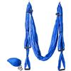 FFitness Altalena yoga | Yoga swing antigravità | Amaca aerea per Asana yoga in materiale super resistentie - NYLON TAFFETTà 210T (BLU)