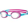 Zoggs Little Ripper Pink Turquoise Clear