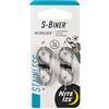 Nite Ize NiteIze? In acciaio inox a doppio moschettone S S-Biner microlock (Confezione da)