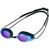 ARENA Tracks Mirror Occhialini Nuoto da Gara Unisex Adulto, Occhialini Piscina con Protezione UV, 4 Ponti Nasali Intercambiabili, Guarnizioni in Silicone, Lenti con Trattamento Anti-Appannamento