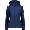 CMP Giacca In Softshell Da Donna Con Cappuccio Removibile