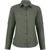Craghoppers Expert Womens Kiwi Long Sleeved Shirt, Camicia Button-Down Donna, Dk Cedar Grn, 20