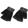 ProsourceFit Grippy Yoga Gloves, Hand Grips with Firm Fingerless Design, One Size Fits all for Women And Men, Black